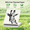 A4 Folding Thermal Paper Compatible for Portable Printer Phomemo M08F,