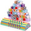 Runxin 64 PCS Novelty Pencil and Rubber Set,32 Cute Rubbers