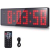 AnExer 13.2'' Gym Timer, Gym Clock, Large LED Digital Wall