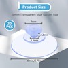 UKOFEW Pack of 20 Suction Cups, Suction Cups without Hooks,