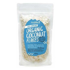 Niulife Organic Flaked Coconut 200g