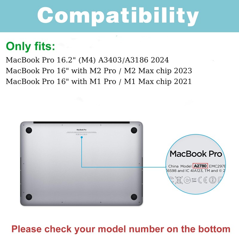 ProCase Screen Protector for MacBook Pro 16.2 (M4) 2024 /
