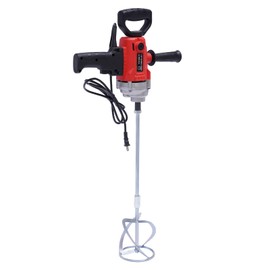 Drill Mixer Set 2400W Electric Corded Mixing Drill Machine Speed Adjustable Concrete Mixer for Cement Plaster Mud Mortar Paint Flour, 1200rpm