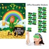 HRENCY St Patricks Party Games Pin The Hat on The
