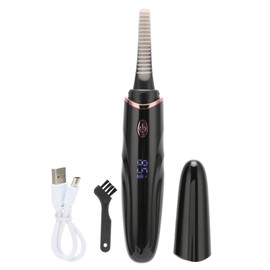Heated Eyelash Curler Quick Heating USB Rechargeable Electric Lash Curling Tool with LED Display