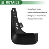 Motoforti Mud Flaps Splash Guards Mud Guards for Kia K4(Saloon)