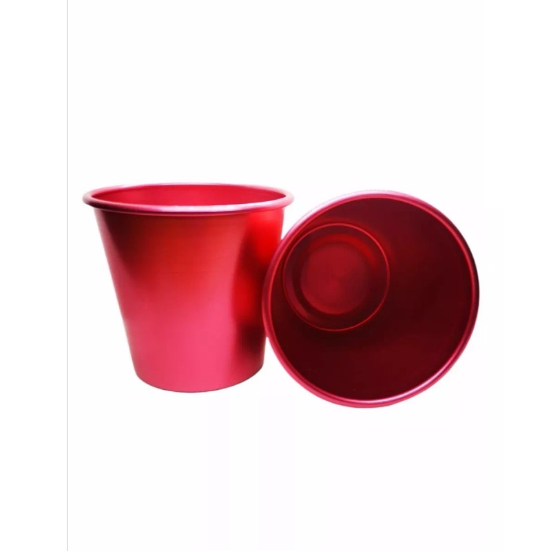 Ligma Vaso D Aluminio Elegant Anodizado 6pza Grueso, Colores 350ml