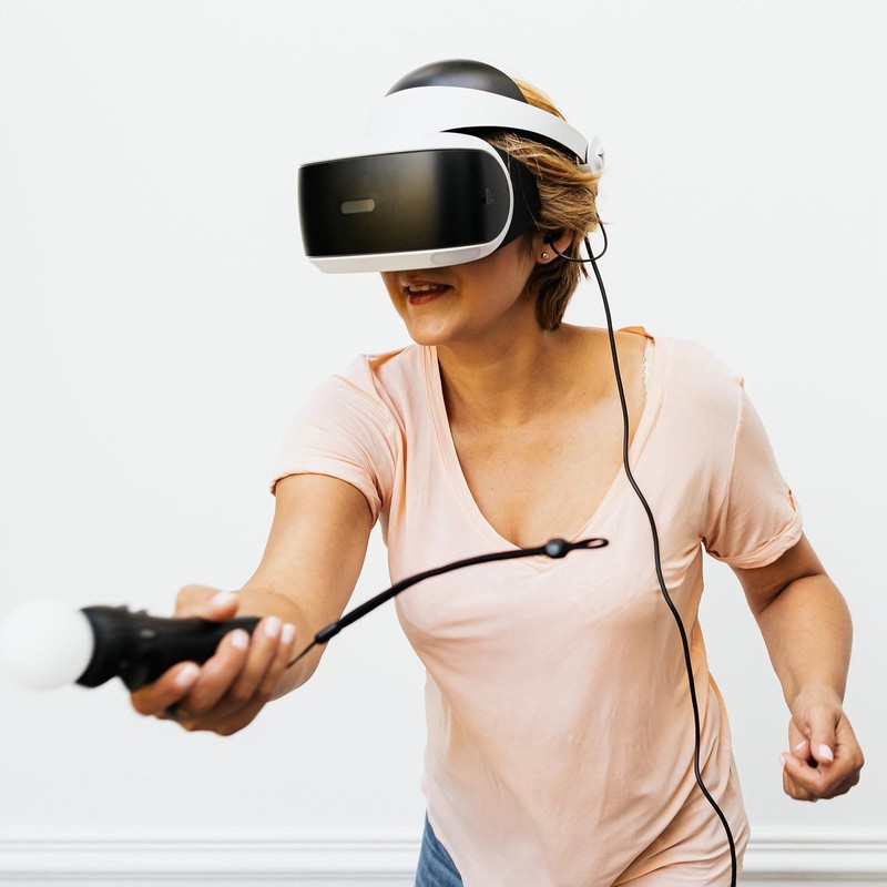 Saysurey 200 Pcs Disposable VR Face Mask Breathable Cover for