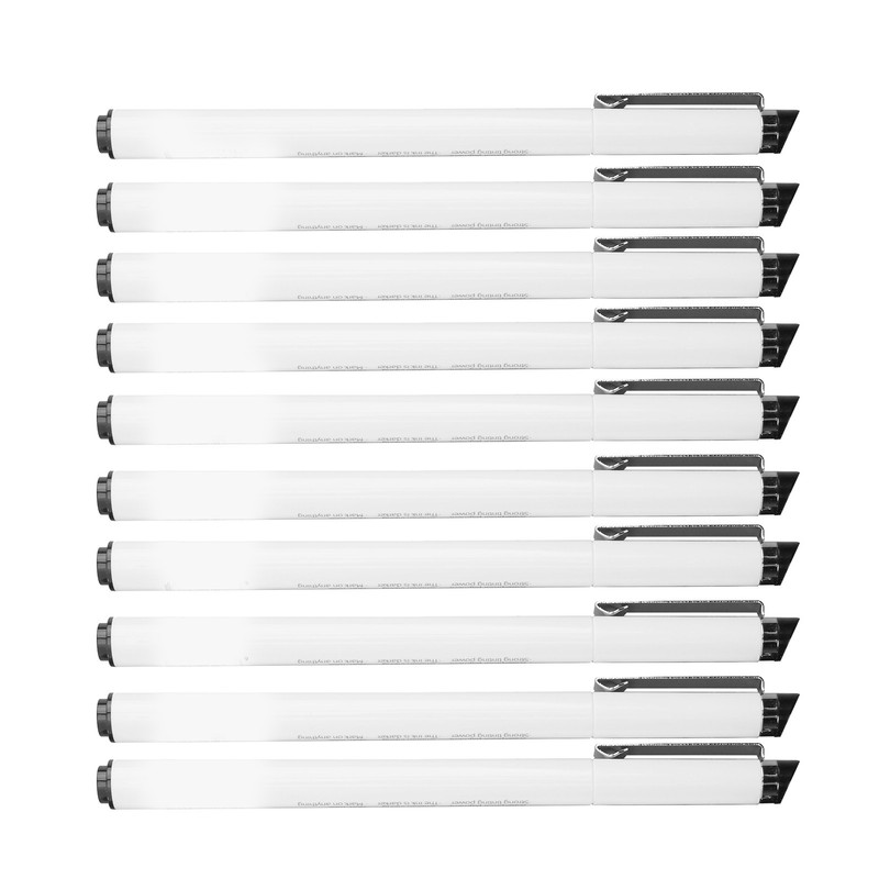 10Pcs 0.5mm Micro Line Pens Excellent Black Inks Smoother Writing