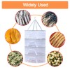 Cudeyrey Herb Drying Net, 4-Layer Hanging Drying Net, Mesh Drying