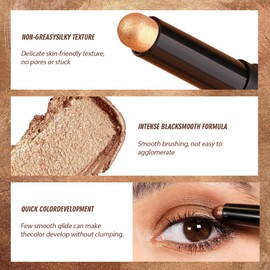 Eyeshadow Stick 8PCS,Cream Eyeshadow Shimmer Stick,Eye Shadow Pencil Crayon, Eye Shadow Stick Set, Waterproof Pearly Sparkle Glitter Cream Stick Pen Eye Liner Makeup for Women