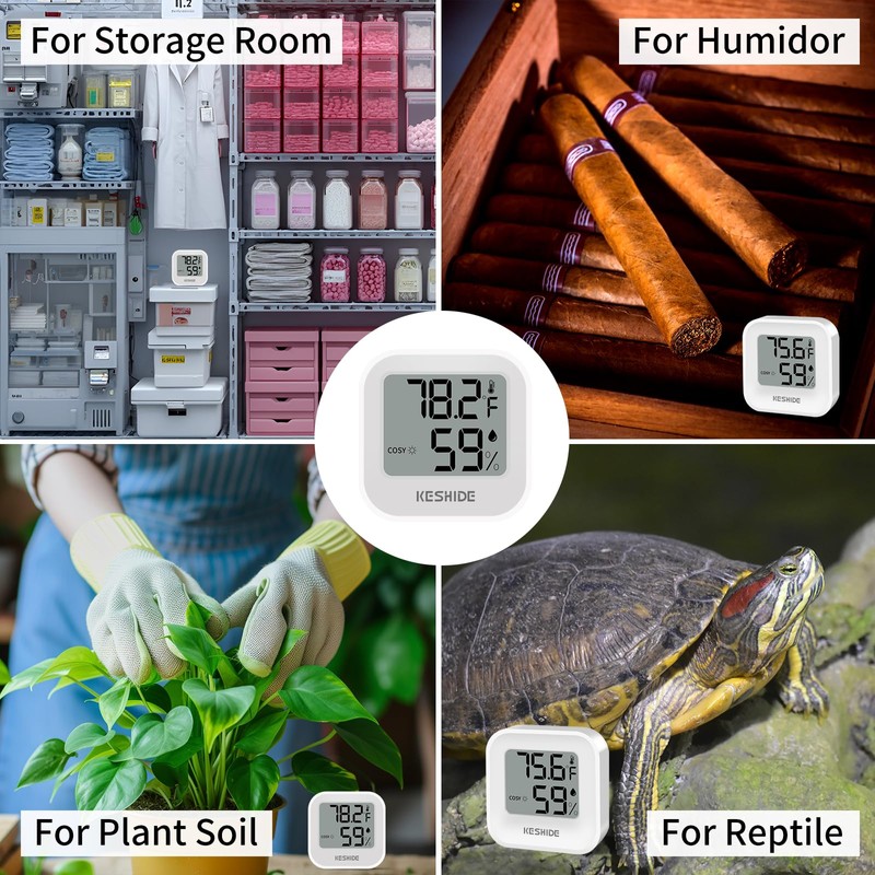 Digital Hygrometer Thermometer for Room Temperature Humidity Meter Indoor Thermometer