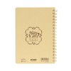 Sunstar Stationery Moomin Notebook, Ring Notebook, B6, 25, Spring Summer,