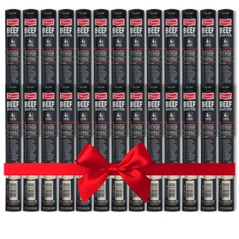 Jerky.com 100% Beef Stick - 26 Pack | All Natural Beef Meat Sticks | High Protein, Keto-Friendly, No Sugar, No MSG, Gluten-Free | Individually Wrapped Jerky Gifts for Men