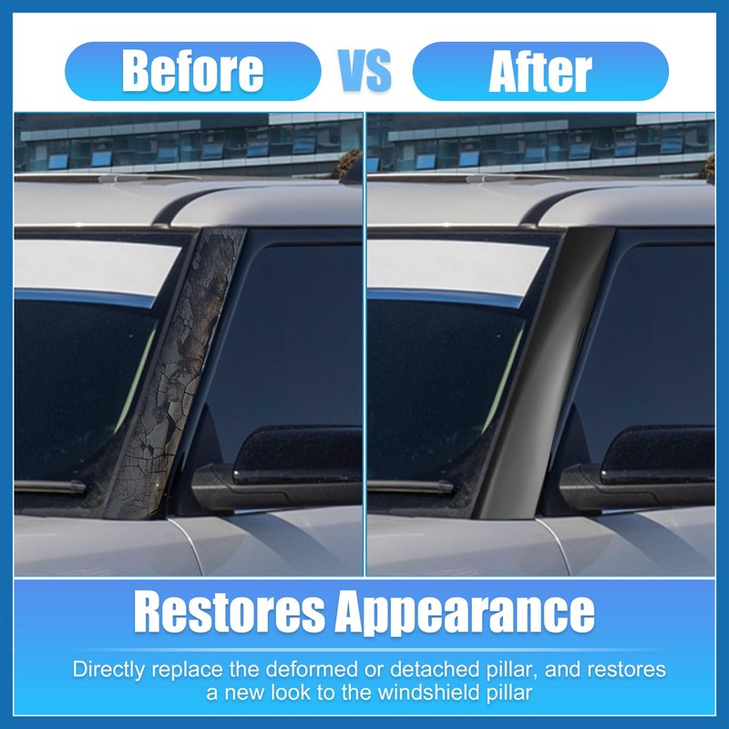 A ABSOPRO Pair Windshield A-Pillar Trim Panel for Ford Flex