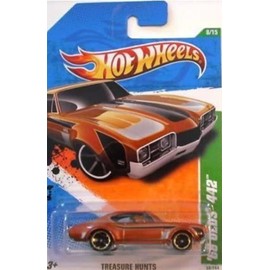 Hot Wheels Treasure Hunts 2011 '68 Olds 442 Brown Car 8/15