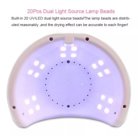 Sun Lámpara Para Uñas Sun M4 60w Led/uv Gelish C/temporizador