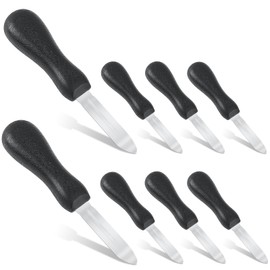Nonley Oyster Shucking Knife - 8 Pack Professional Oyster Knife for All Kinds of Shells & Oysters, Durable Oyster Shucker Tools for Home & Restaurant Use