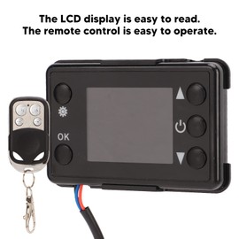 Auxiliary Heater Controller, 12 V/24 V Auxiliary Heater LCD Monitor Switch Remote Control Set for Cars Trucks Vehicles Ships