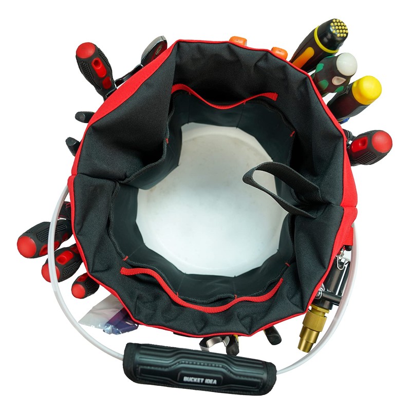 MELOTOUGH Bucket Caddy Organizer Bucket Tool Organizer for Garden Tools