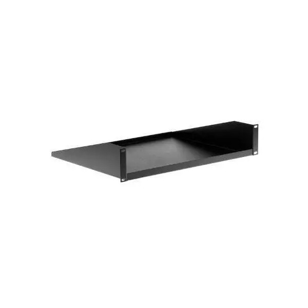 RiteAV Gruber 19" Rack Mount Shelf, Cantilever, Black,, 34-105000-GEN1