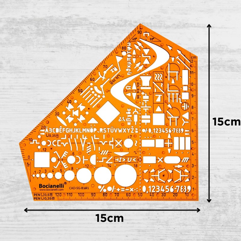 Elektriker Schablone - Elektroniker Schablone - Elektro Schablone für Technisches