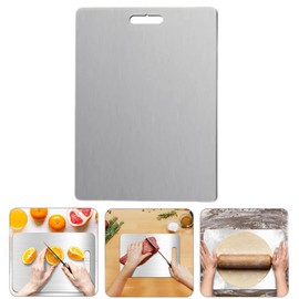 Will Like Stainless Steel Chopping Boards, Kitchen Board, Stainless Steel, Chopping Boards Kitchen Accessories, Chopping Boards Dishwasher Safe (34 x 23 cm) (34 x 23 cm (316))
