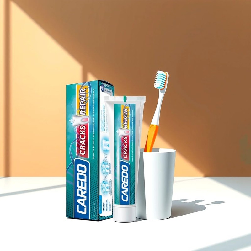 CAREDO Healing Teeth Crack Repair Toothpaste, Enamel Repair, Toothpaste, Fluorine-free,