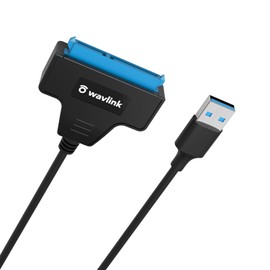 WAVLINK SATA USB3.0 Converter Adapter 2.5" HDD SSD HDD Hard Drive Connector 5Gbps SATA III UASP, TRIM and S.M.A.R.T Auto Pickpocket