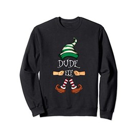 Frohe Weihnachten Pajama Geschenk Weihnachtself Dude Sweatshirt