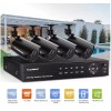 Floureon Security Camera NTSC System 4 AHD Cameras, 720P, 8CH