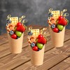 100 Pcs Cocktail Picks, 12cm Bamboo Knot Skewers for Appetizers,