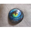 NEW GLASS DOME PIC BUTTONS - GREAT DRAGON'S EYE BUTTON
