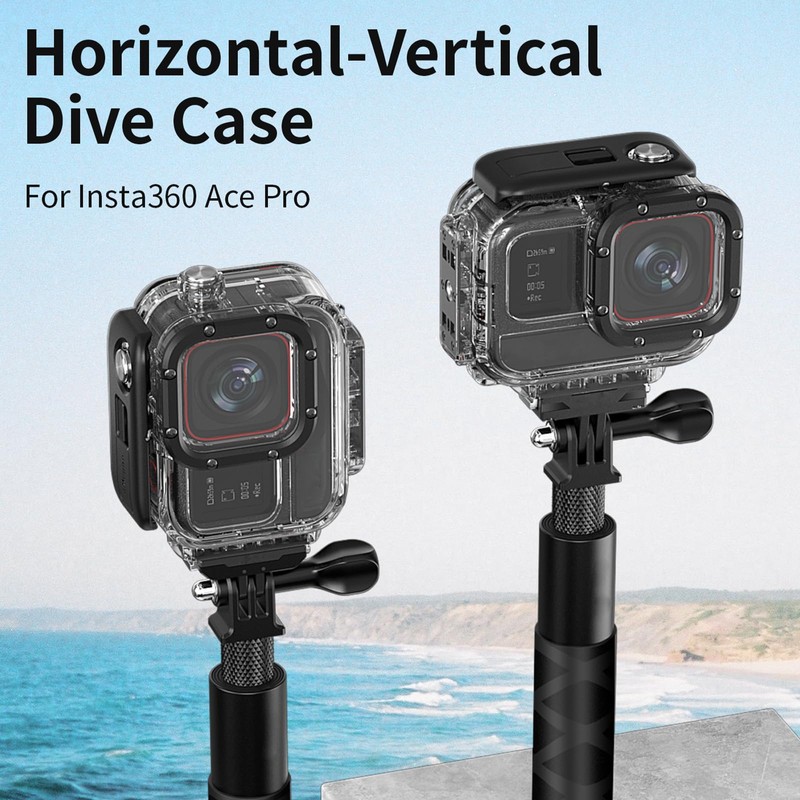 Buziba Waterproof Case Underwater Dive Case Protective Shell for Insta360