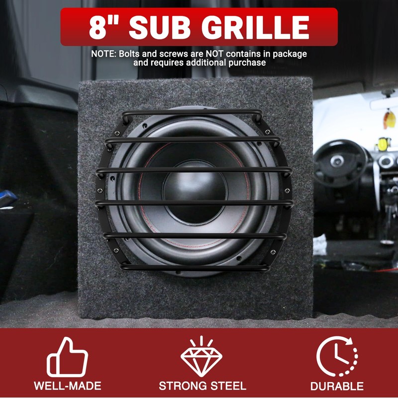 Metal Car Bar Grille Audio 8 Inches Speaker Subwoofer Grill