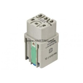 09120052734 Harting Han Q5/0 Buchseneinsatz (F) Quick-Lock-Anschluss, 5-polig+PE 230V/400V, 16A - 1 Stück