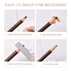 LSxia Waterproof Eye-Brows Pen-cil Set, Pull Cord Peel-off Eyebrow Pencil
