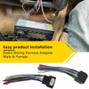 Car 16 Pin Radio Wiring Harness Adapter Male & Female