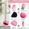 XXFLOWER Broom and Dustpan Set, Dustpans with Broom Combo for