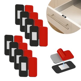 No-Drill Magnetic Cabinet Catches 8-Pack Stainless Steel Adhesive