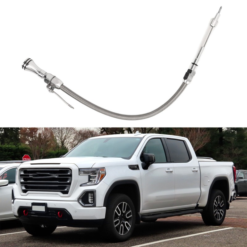 Engine Flexible Oil Dipstick Stainless Steel Fluid Oil Level Dipstick