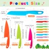 Mixweer 36 Pcs Kids Plastic Kitchen Knives Children's Safe Cooking