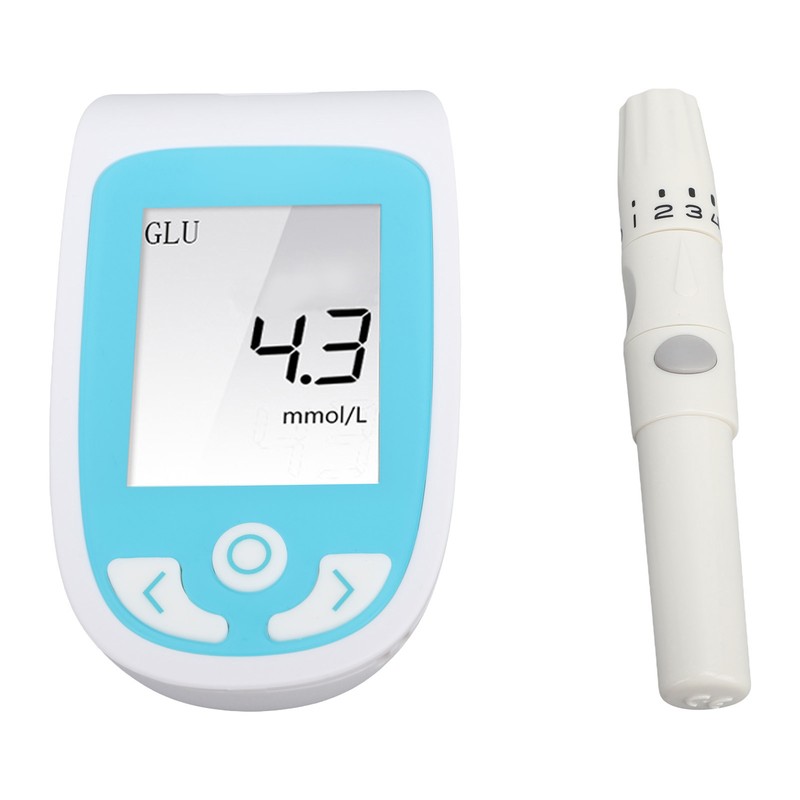 3 in 1 Blood Glucose Monitor Automatic Suction Accurate 0.8ul