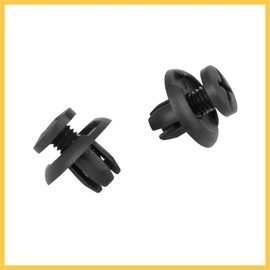 REPAIROCK 20 x 8mm Nylon Push-Type Retainer Clips Fasteners Bumper Fender Hood Splash Shield Auto Replacement Parts