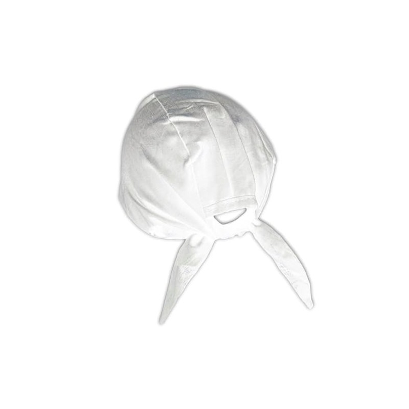 Cotton Durag Biker Skull Cap Bandana with Tie Back Strings