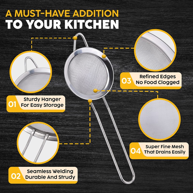 Small Tea Strainer - 8 cm Pack of 1 -