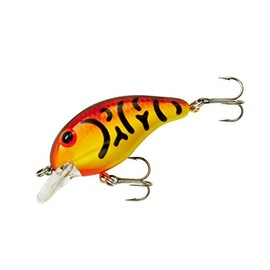 BANDIT LURES Series 100 Crankbait Bass Fishing Lures, Fishing Accessories, Dives to 5-feet Deep, 2", 1/4 oz, Spring Craw Yellow, (BDT126)