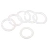 PATIKIL 50pcs 21mm Outside Diameter 15mm Inner Diameter Loose Leaf