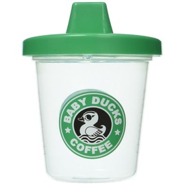 GAMAGO Baby Ducks Sippy Cup - Adorably Cute Transparent Sippy Cup for Babies & Toddlers - 6+ Months - Holds 7 Ounces