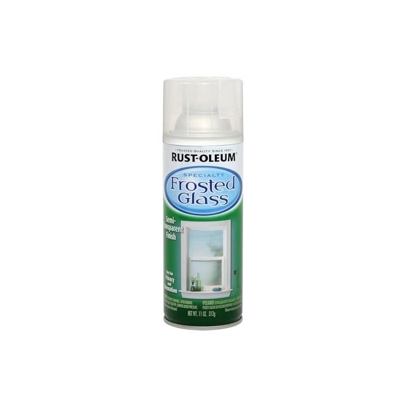 Rust-Oleum 342600 Frosted Glass Spray Paint, 11 oz, Frosted Glass